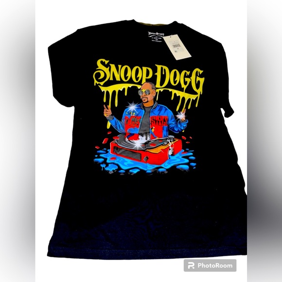 Unisex Snoop Dogg Doggy Style Black Tee Size s/P - Picture 1 of 3